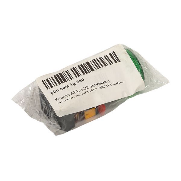  Кнопка "Грибок" AELA-22 NO+NC 380В с подсветкой зел. PROxima EKF pbn-aela-1g-380 фото в каталоге от BTSprom.by