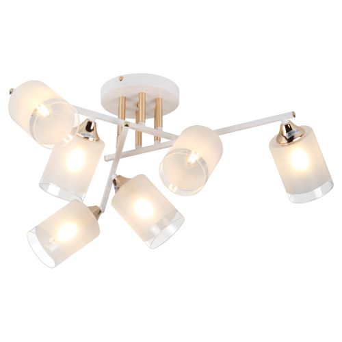  Люстра Georgiana 9144-205 6хЕ27 60Вт модерн Rivoli Б0055879 фото в каталоге от BTSprom.by