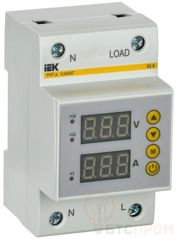Реле напряжения и тока РНТ-д 1ф 54мм 63А KARAT IEK IVC31-1-63 фото в каталоге от BTSprom.by  Реле напряжения и тока РНТ-д 1ф 54мм 63А KARAT IEK IVC31-1-63 фото в каталоге от BTSprom.by