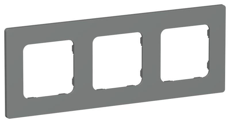 рамка 3-м сп flite ру-3-к-флма мокрый асфальт iek fi-m32-32-20-k80 от BTSprom.by