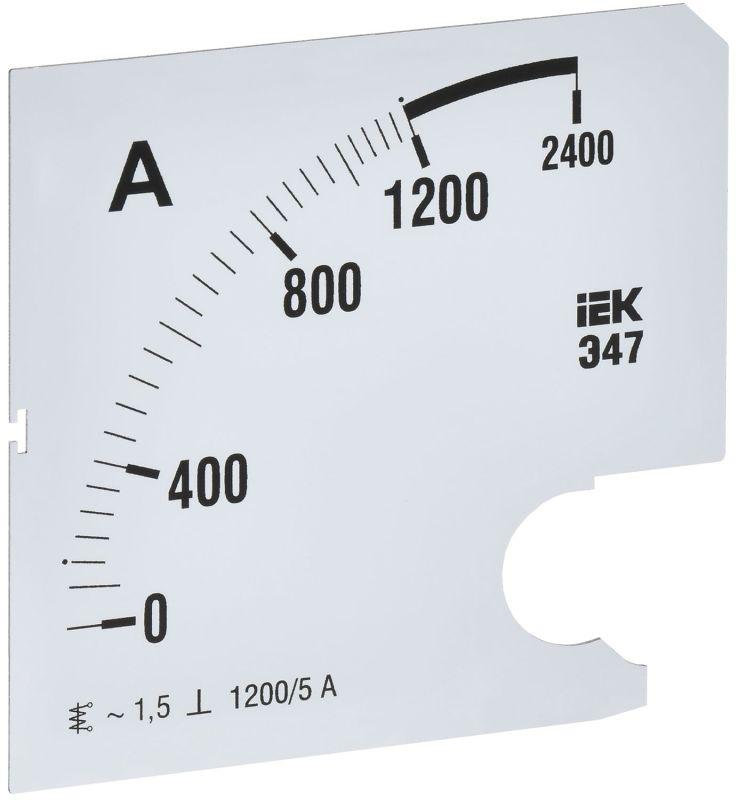 шкала сменная для амперметра э47 1200/5а-1.5 96х96мм iek ipa20d-sc-1200 от BTSprom.by шкала сменная для амперметра э47 1200/5а-1.5 96х96мм iek ipa20d-sc-1200 от BTSprom.by
