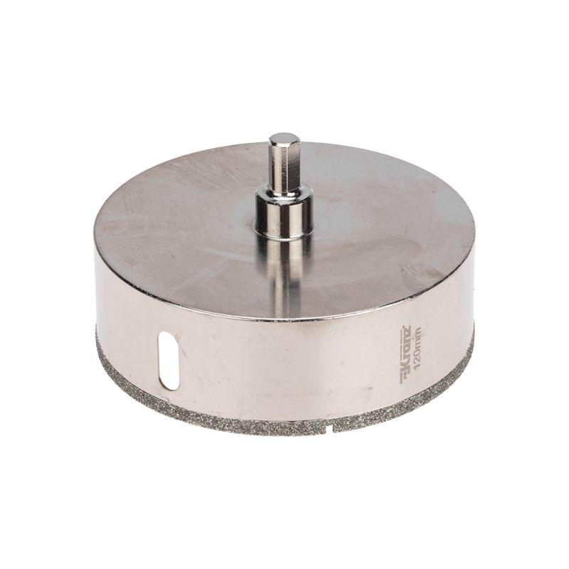 коронка алмазная 120мм с центровочным сверлом kranz kr-92-0023 от BTSprom.by