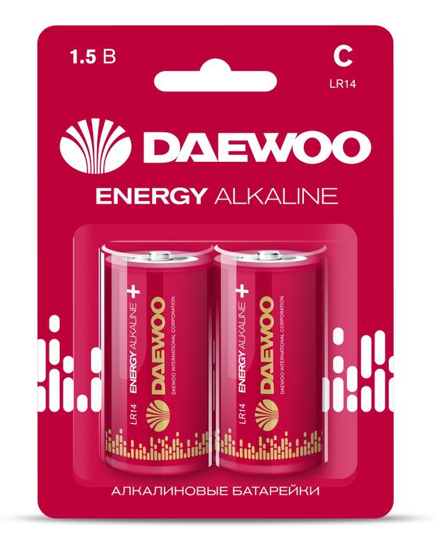 элемент питания алкалиновый c/lr14 1.5в energy alkaline 2021 bl-2 (уп.2шт) daewoo 5029996 от BTSprom.by