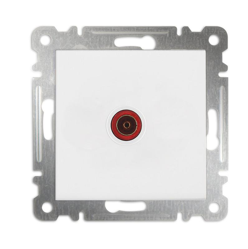 розетка телевизионная проходная tv сп karea 16а ip20 механизм бел. makel 57001007 от BTSprom.by