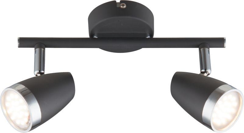 светильник светодиодный joyce 6156-702 2х4вт 3200к настенно-потолочн. спот поворотный rivoli б0054689 от BTSprom.by