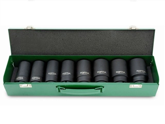 набор головок ударн. 3/4" 26-38мм 6гр. 8шт глуб. toptul gdad0802 от BTSprom.by