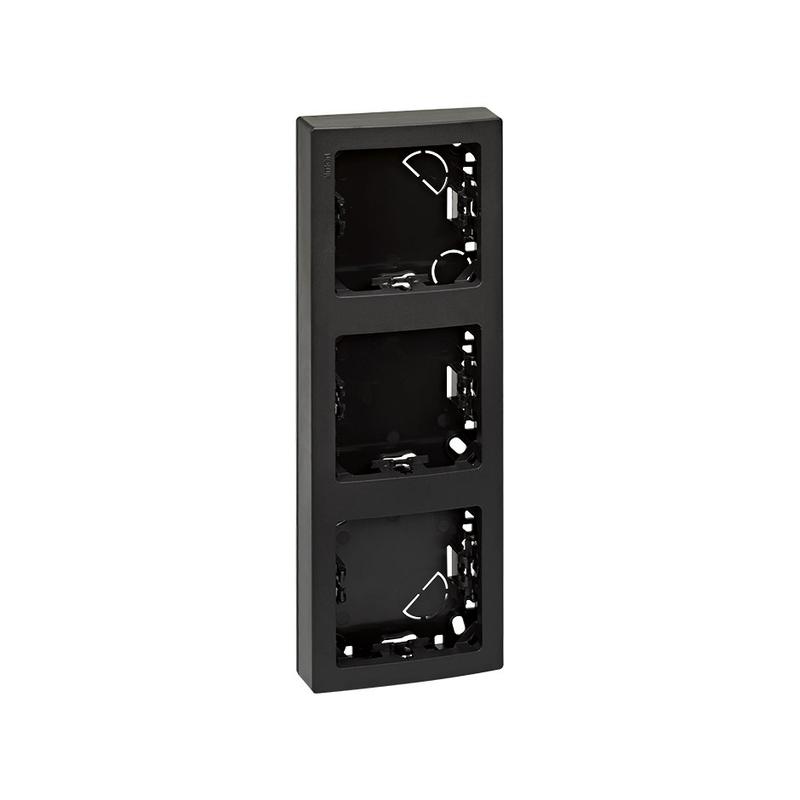 рамка 3-м simon73 loft 75х217мм верт. графит simon 73631-62 от BTSprom.by