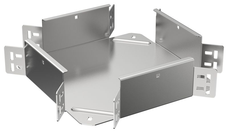 Ответвитель для лотка 100х100 2мм ESCA 7 IEK ES7-KR-100-100-20 от BTSprom.by