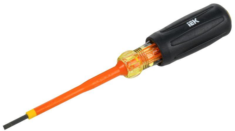отвертка диэлектрическая sl2.5х75 т3 arma2l 5 iek a2l5-sc30-t3-sl-25-075 от BTSprom.by