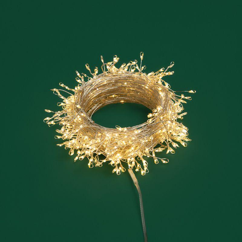  Гирлянда светодиодная "Роса "Фейерверк" 20м 500LED тепл. бел. 7.2Вт IP20 с контроллером на катушке Neon-Night 303-446 фото в каталоге от BTSprom.by