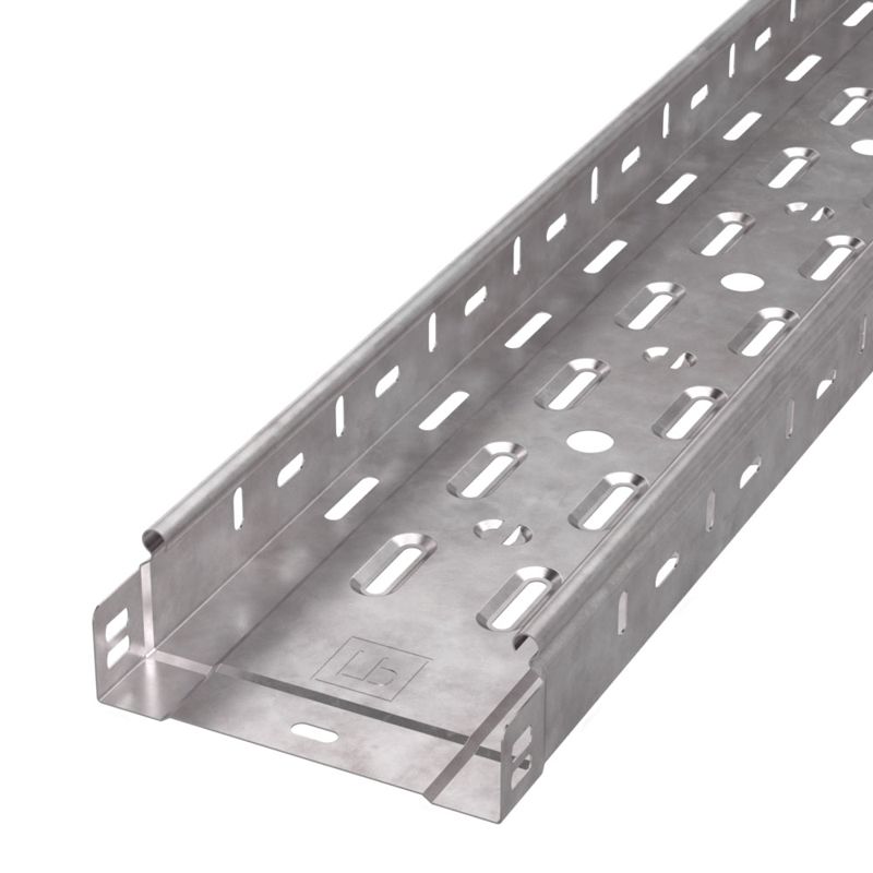 Лоток листовой перфорированный 150х50 L3000 сталь 0.7мм Стандарт HDZ Промрукав PR16.1230 от BTSprom.by
