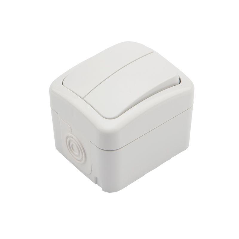выключатель 2-кл. оп mini og ip54 бел. kranz kr-78-0602 от BTSprom.by