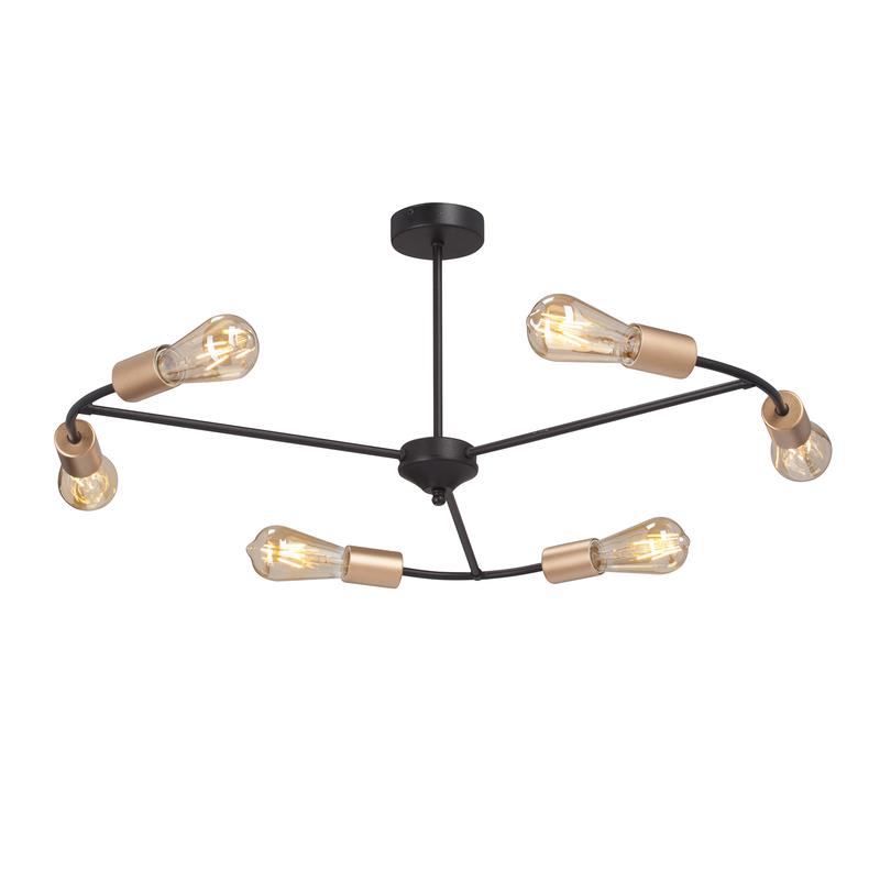 люстра 6xe27 макс. 40вт vitaluce v3025-1/6pl от BTSprom.by