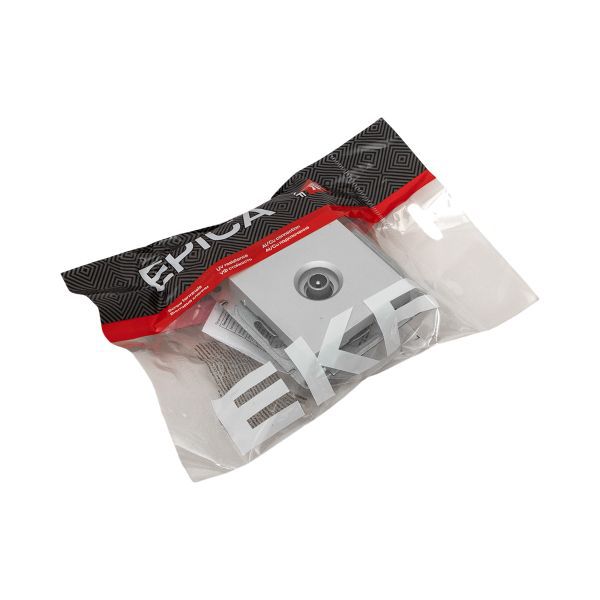  Розетка телевизионная оконечная TV СП Эпика механизм алюм. EKF UP1-SOA-TV-3 фото в каталоге от BTSprom.by