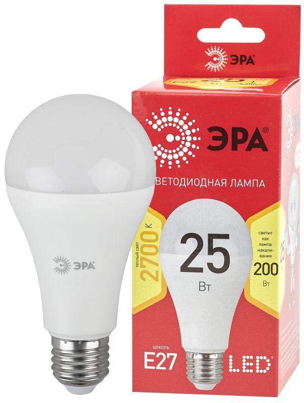 лампа светодиодная red line led a65-25w-827-e27 r 25вт a65 груша 2700к тепл. бел. e27 эра б0048009 от BTSprom.by