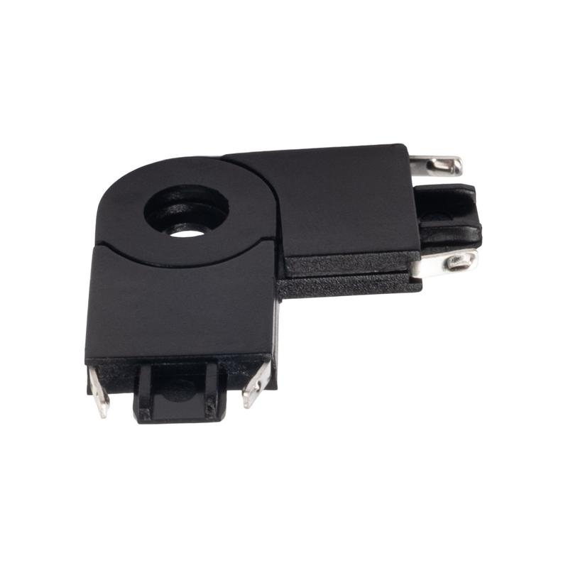 коннектор mtr16 cr-bl поворотный для накладного шинопровода низковольтного черн. pro jazzway 5070264 от BTSprom.by