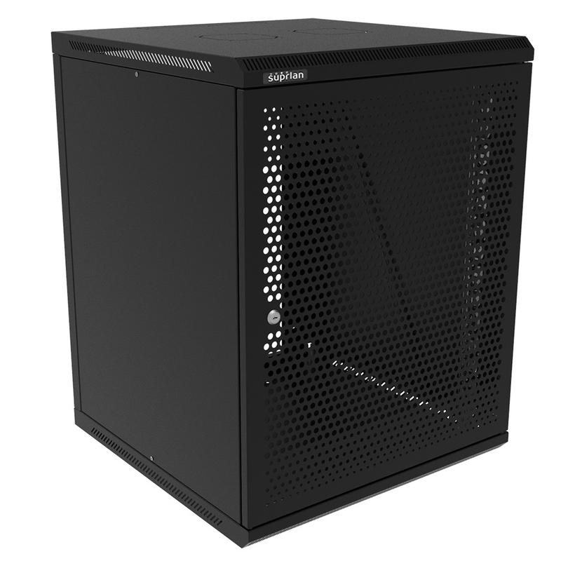 шкаф телекоммуникационный настенный твс-15u-600-600-пр-9005 suprlan 05-2158-b от BTSprom.by