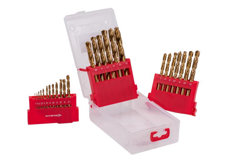  Набор сверел по металлу из быстрорежущей стали HSS-TiN (25шт) ИНТЕРСКОЛ 18301.025 фото в каталоге от BTSprom.by
