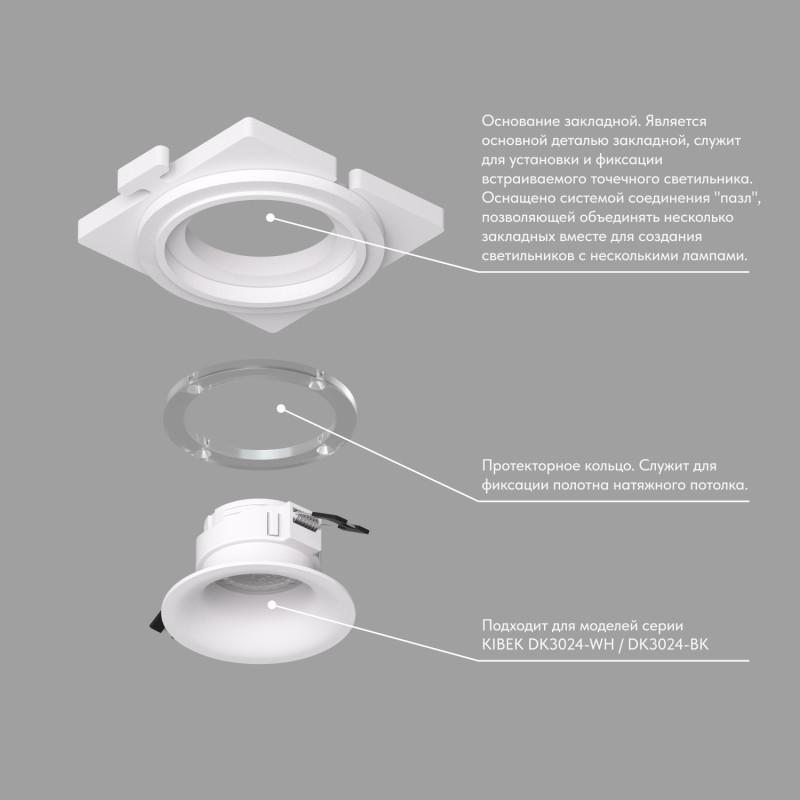  Панель закладная SCB для DK3024 ПВХ акрил DENKIRS 764756 фото в каталоге от BTSprom.by
