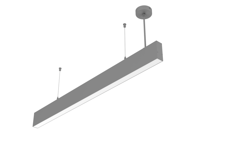 светильник светодиодный angusta high 1753х35х90 35вт 3000к ip40 подвесной ral7045 сер. муар рассеив. опал varton v1-r0-70543-30000-4003530 от BTSprom.by