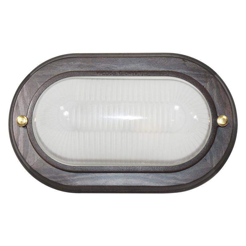 светильник нпп 03-60-021 "самарканд" 1401 60вт e27 ip65 овал малый матов./корпус дерево венге (инд. упак.) элетех 1005500980 от BTSprom.by