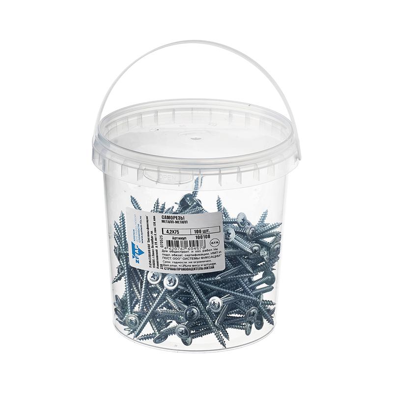 саморез шсмм 4.2х75 (уп.100шт) tech-krep/zitar 100108 от BTSprom.by