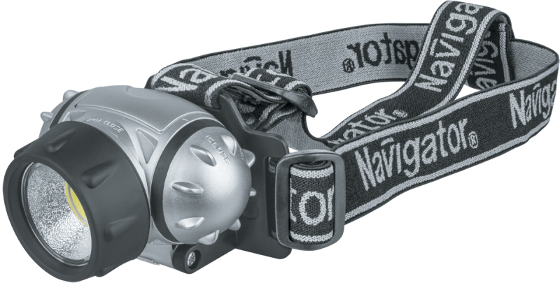 фонарь 61 437 npt-h14-3aaa налоб. 1 cob ledх1вт 3 реж. блист. navigator 61437 от BTSprom.by