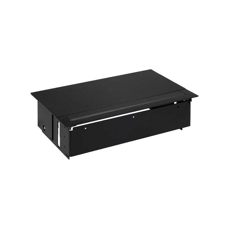 блок розеточный врезной с крышкой и мет. вводом 3х2p+e 2хusb зарядное уст. 1 пустой мод. черн. simon 400 45523000-138 от BTSprom.by