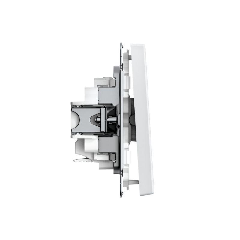  Выключатель кнопочный 1-кл. ArtGallery быстрозажим. клем. механизм лотос SE GAL001315S фото в каталоге от BTSprom.by