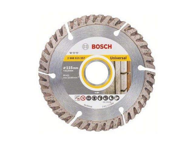 алмазный круг 115х22.2 мм универс. сегмент. turbo standard for universal bosch (сухая резка) 2608615057 от BTSprom.by