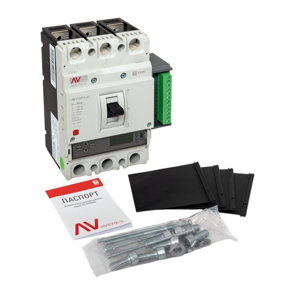  Выключатель автоматический 250А 100кА AV POWER-2/3 ETU6.2 AVERES EKF mccb-23-250H-6.2-av фото в каталоге от BTSprom.by
