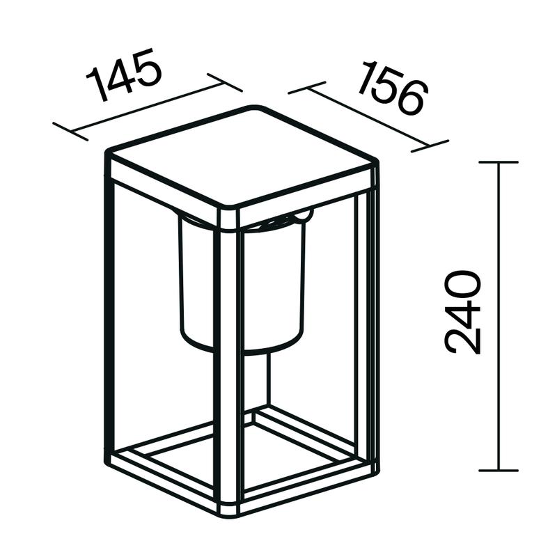  Светильник Shatter 2Вт 3000К IP54 бра настен. Maytoni OSL457WL-L2GF3K фото в каталоге от BTSprom.by