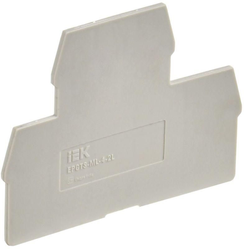 заглушка для cts-ml armafix 2 ур. 4кв.мм сер. iek yct13-00-2-k03-004-zgl от BTSprom.by
