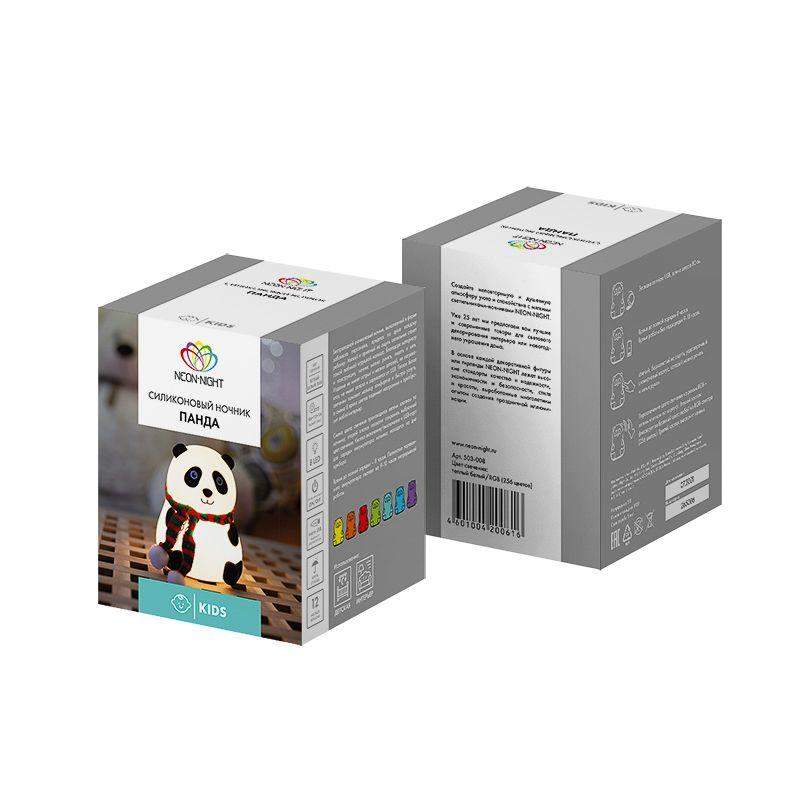 Ночник силиконовый "Панда" Neon-Night 503-008 фото в каталоге от BTSprom.by  Ночник силиконовый "Панда" Neon-Night 503-008 фото в каталоге от BTSprom.by