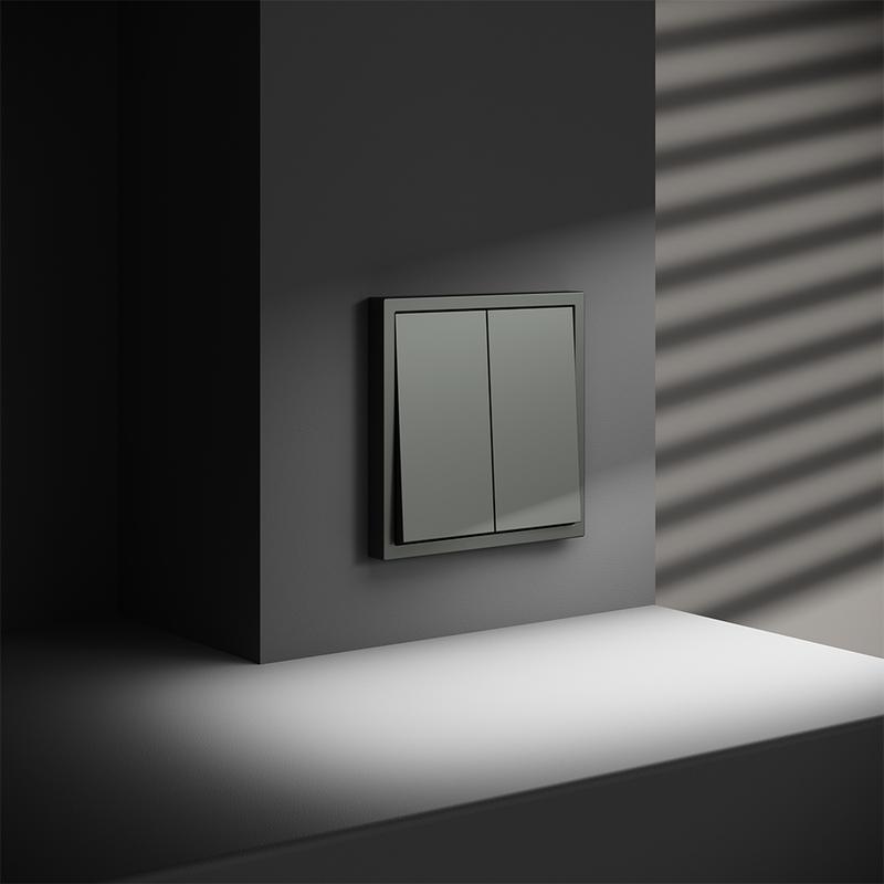  Переключатель проходной 2-кл. СП S70 10А механизм титан Voltum VLS020306 фото в каталоге от BTSprom.by