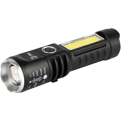 фонарь светодиодный ua-403 универсальный аккумуляторный 5вт led+3вт cob оптический zoom 4 режима usb type-c эра б0069805 от BTSprom.by
