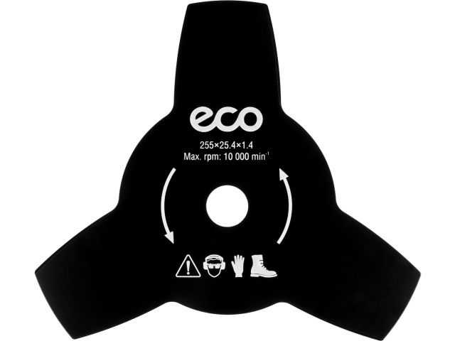 нож для мотокосы 3 зуб. 255х1.4х25.4 мм eco gtp-3t от BTSprom.by