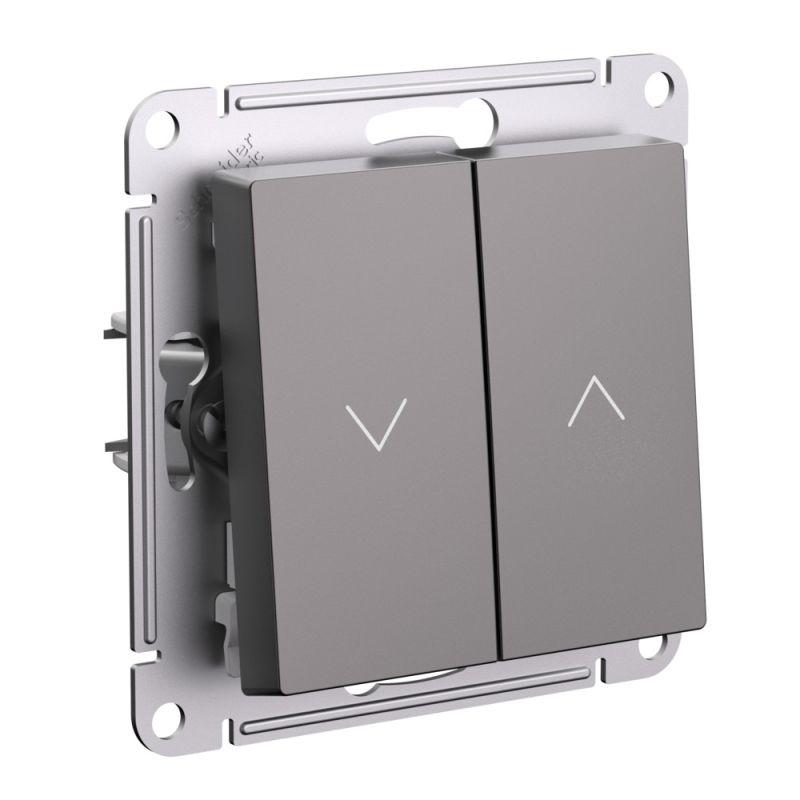  Выключатель для жалюзи 2-кл. AtlasDesign 10А механизм мокко SE ATN000619 фото в каталоге от BTSprom.by