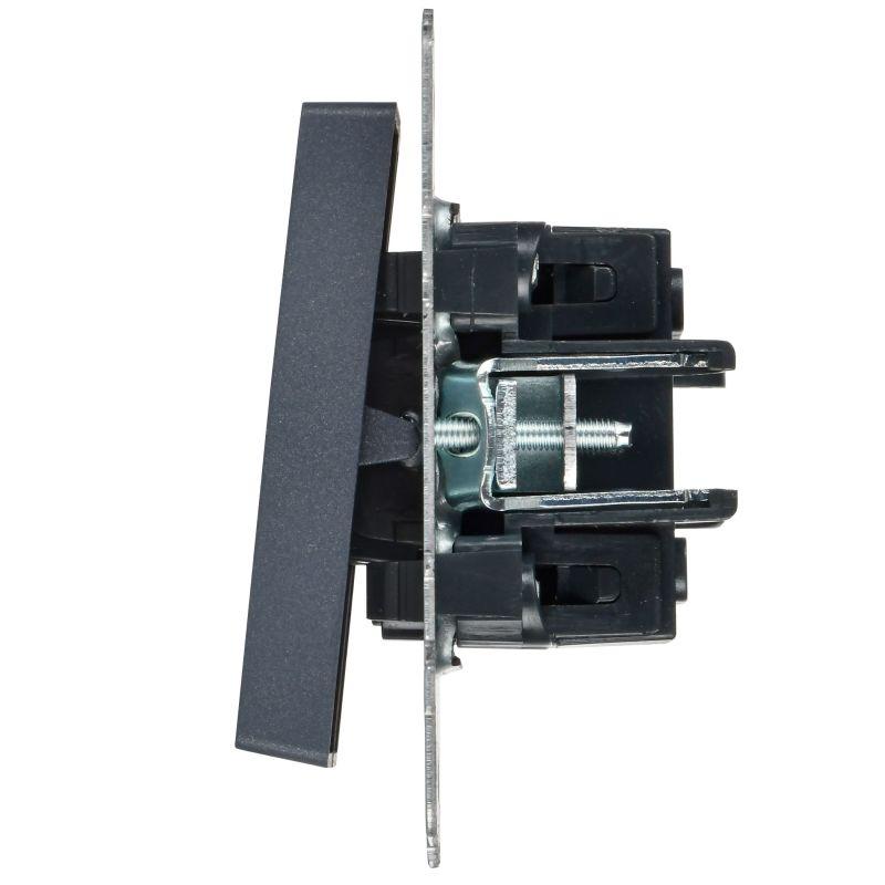  Выключатель 2-кл. BRITE 10А ВС10-2-9-БрМ для отелей с индик. механизм маренго IEK BR-V20-2-10-K35 фото в каталоге от BTSprom.by