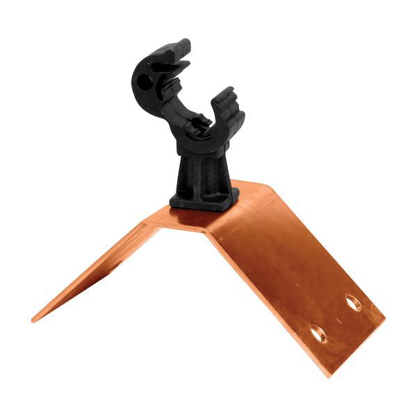 держатель кровельный на конек с пластиковым фиксатором cu proxima ekf lp-42210-cu от BTSprom.by