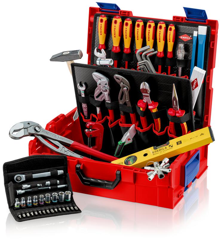 чемодан инструментальный для сантехники (52 предмета) knipex kn-002119lbs от BTSprom.by