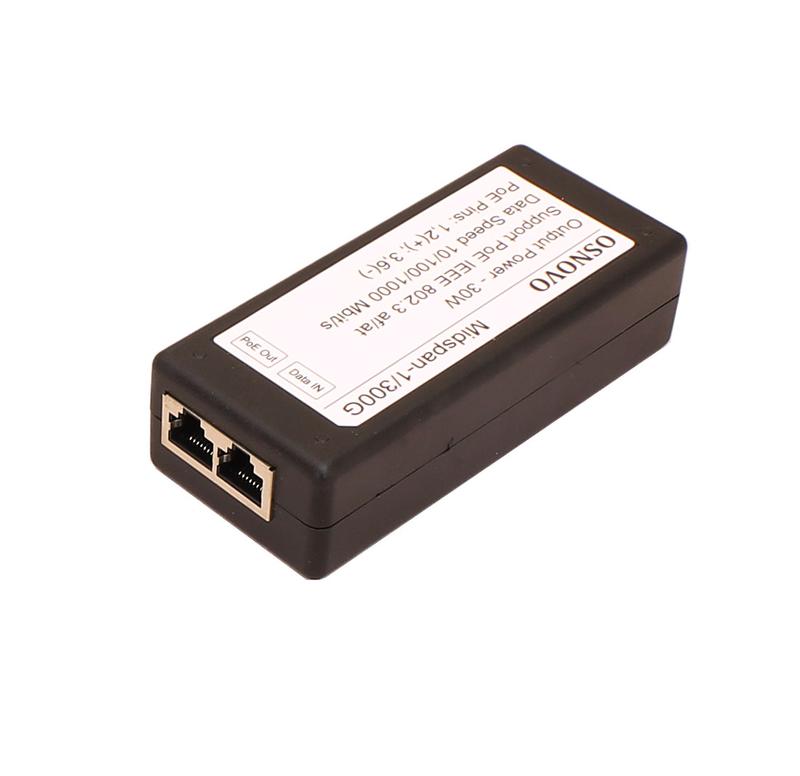 инжектор poe midspan-1/300g gigabit ethernet на 1 порт osnovo 13337 от BTSprom.by