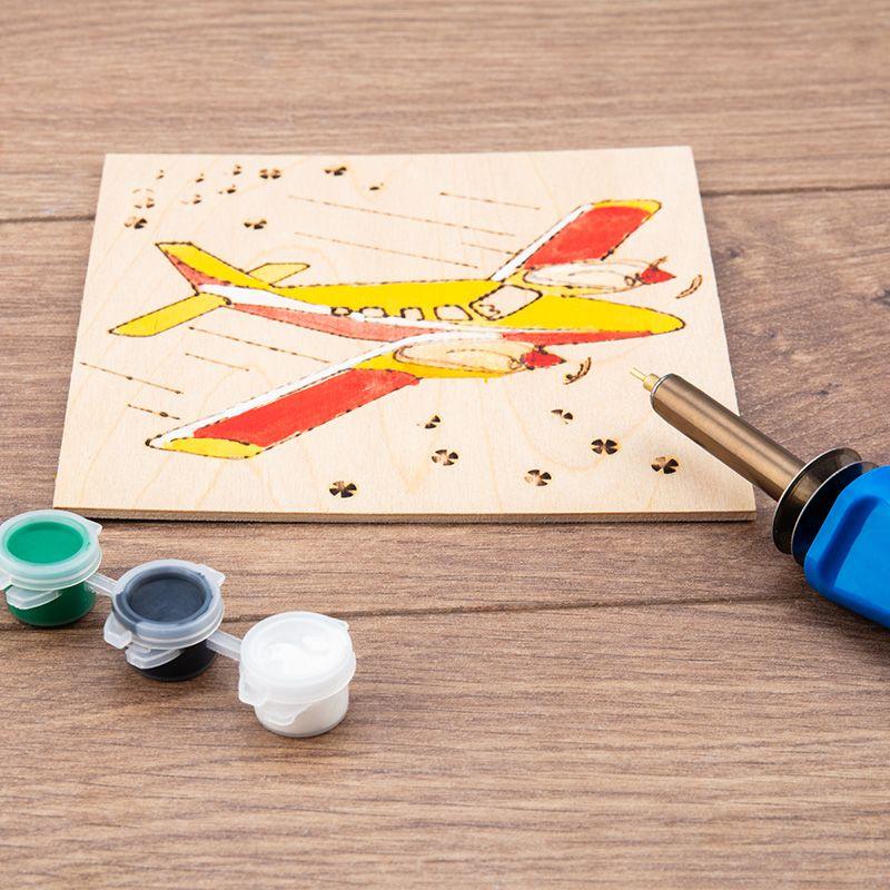  Набор паяльник-выжигатель (6 насадок) 220В/3Вт + краски Rexant 12-0186 фото в каталоге от BTSprom.by