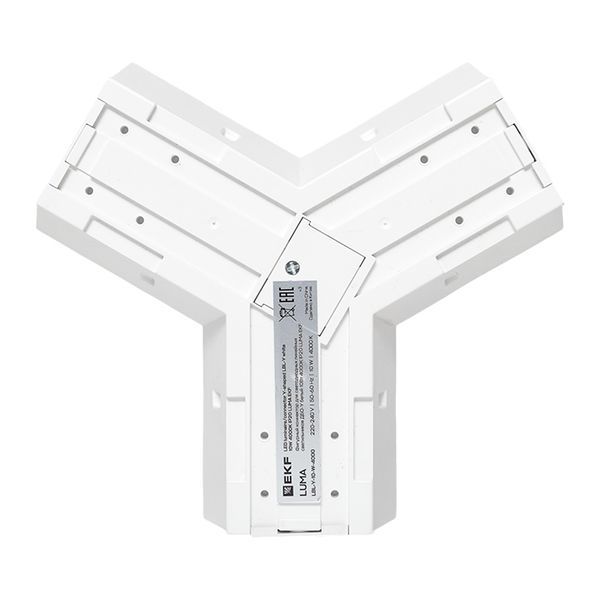  Коннектор фигурный для светодиод. линейных светильников ДБО-Y 10Вт 6500К IP20 бел. LUMA EKF LBL-Y-10-W-6500 фото в каталоге от BTSprom.by