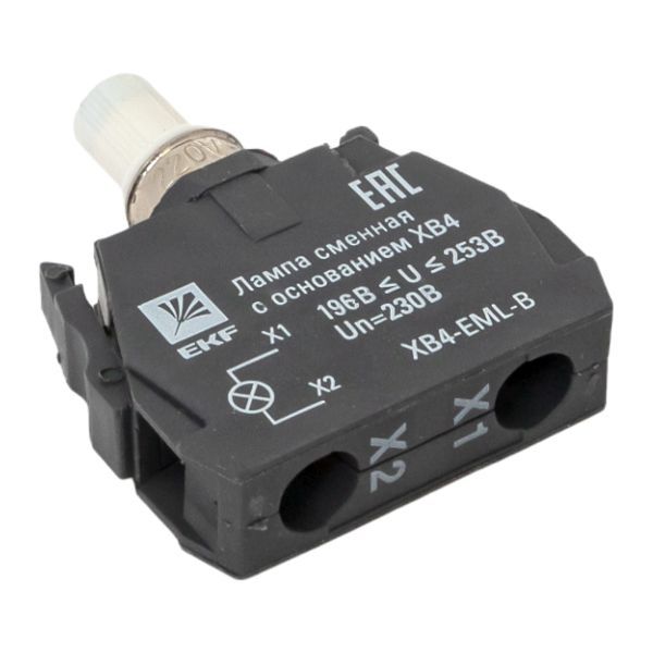  Лампа сменная с основанием XB4 син. 230В PROxima EKF XB4-EML-B фото в каталоге от BTSprom.by