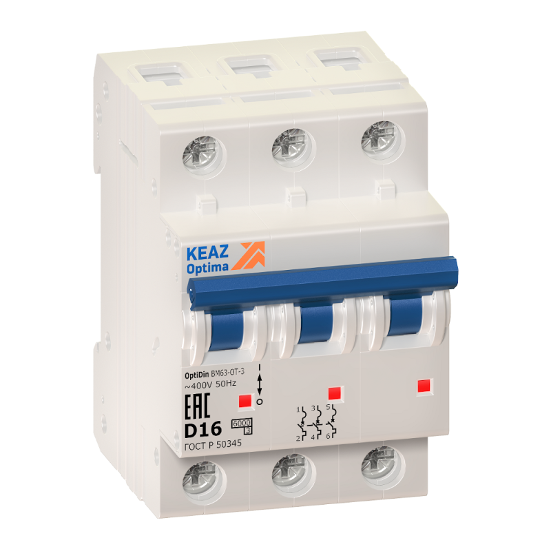 ограничитель тока 3п d 63а optidin bm63-ot ухл3 кэаз 219968 от BTSprom.by