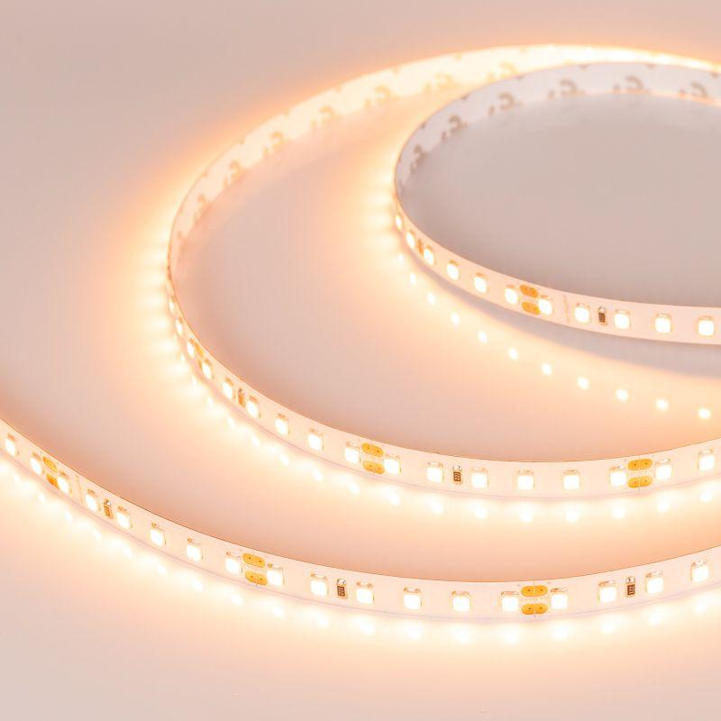 лента светодиодная rt-a120-8mm 24v warm 2400к 9.6вт/м ip20 2835 открыт. (уп.5м) arlight 018090(2) от BTSprom.by