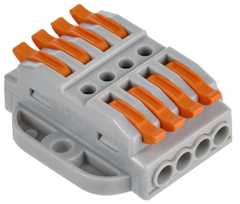 клемма строительно-монтажная смк 222-4144p (уп.4шт) iek ukz20-4144p-004 от BTSprom.by