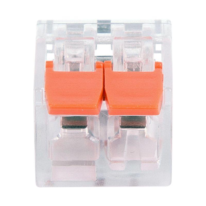  Клемма универсальная компактная 221-412 2-проводная до 4.0кв.мм (уп.5шт) Rexant 07-5206 фото в каталоге от BTSprom.by