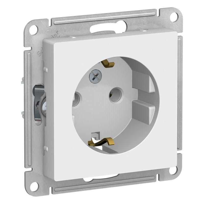 розетка 1-м сп atlasdesign 16а ip20 с заземл. механизм бел. se atn000143 от BTSprom.by